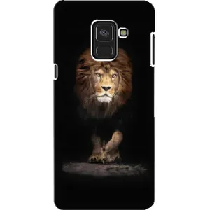Чехол с картинкой на Samsung A8, A8 2018, A530F (Красивый Лев)