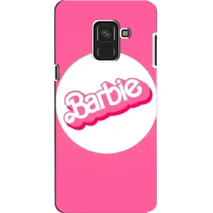 Силиконовый Чехол Барби Фильм на Samsung A8, A8 2018, A530F (Лого Барби)