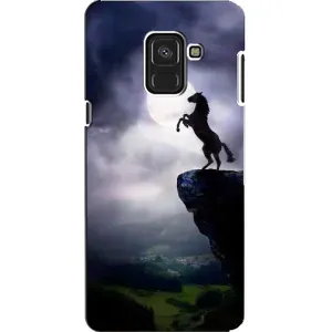 Чехлы с изображением разных животных для Samsung A8, A8 2018, A530F (Лошадь)
