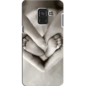 Чехлы для МАМЫ на Samsung A8, A8 2018, A530F (Любящие руки)