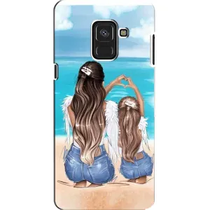 Чехлы для МАМЫ на Samsung A8, A8 2018, A530F (Мама и дочь)