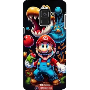 Чехол КИБЕРСПОРТ для Samsung A8, A8 2018, A530F (Марио)
