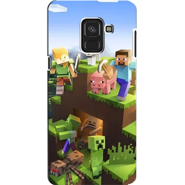 Чехол с рисунком «Майн-крафт» для Samsung Galaxy A8 2018 (A530F) Чехол с рисунком «Майн-крафт» для Samsung Galaxy A8 2018 (A530F)