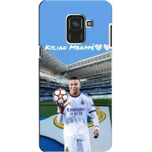 Чехол (TPU) с Футболистом на Samsung A8, A8 2018, A530F (Mbappe Real)