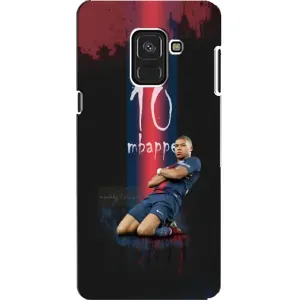 Чехол (TPU) с Футболистом на Samsung A8, A8 2018, A530F (MBAPPE 10)