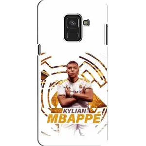 Чехол (TPU) с Футболистом на Samsung A8, A8 2018, A530F (Мбаппе Реал)