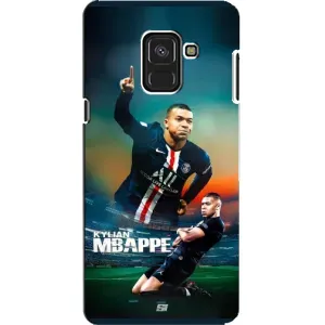 Чехол (TPU) с Футболистом на Samsung A8, A8 2018, A530F (MBAPPE)