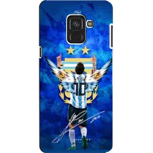 Чехлы Лео Месси Аргентина для Samsung A8, A8 2018, A530F (Месси Аргентина)