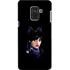 Чехлы с принтом Уэнсдей на Samsung A8, A8 2018, A530F (Милая Уэнсдей)