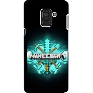 Чехол майнкрафт для Samsung A8, A8 2018, A530F (MineCraft 2)