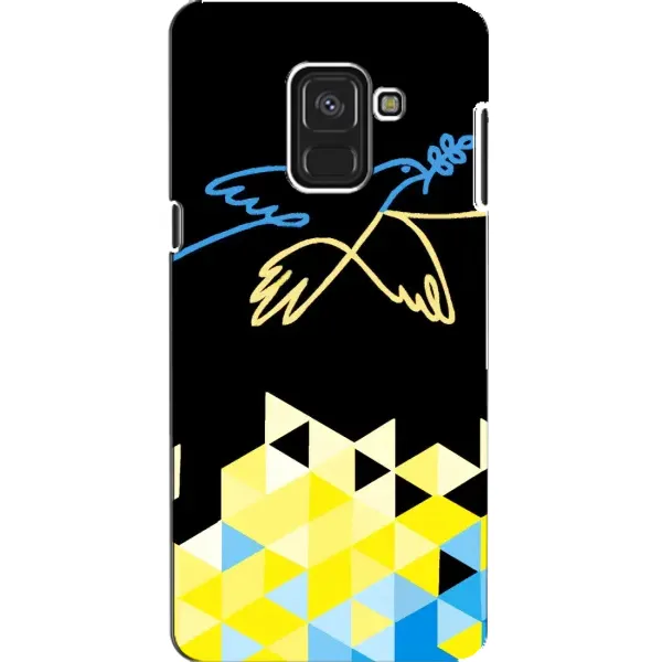 Чехол с рисунком «Мир для Украины» для Samsung Galaxy A8 2018 (A530F) Чехол с рисунком «Мир для Украины» для Samsung Galaxy A8 2018 (A530F)