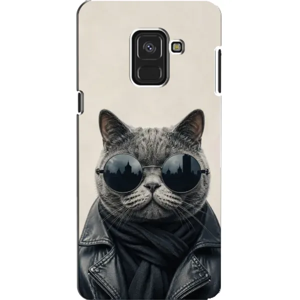 Чехол с рисунком «Модный кот» для Samsung Galaxy A8 2018 (A530F) Чехол с рисунком «Модный кот» для Samsung Galaxy A8 2018 (A530F)