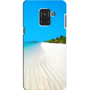 Летний Чехол на Samsung A8, A8 2018, A530F (Море песок)
