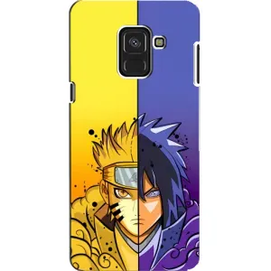 Купить Чехлы на телефон с принтом Anime для Samsung A8, A8 2018, A530F (Naruto Vs Sasuke)