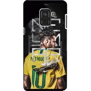 Силиконовый Чехол Samsung A8, A8 2018, A530F (Neymar 10)