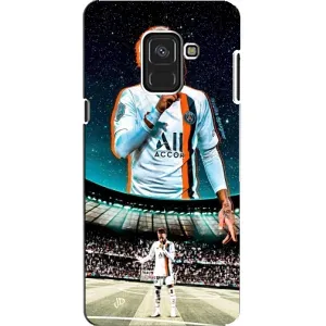 Силиконовый Чехол Samsung A8, A8 2018, A530F (Неймар ПСЖ)