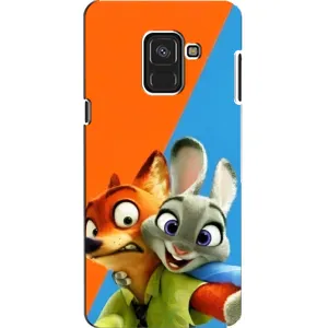 Чохли ЗООТРОПОЛІС для Samsung A8, A8 2018, A530F (Нік і Хопс)