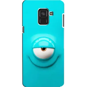 Силиконовые Чехлы (смешные стикеры) для Samsung A8, A8 2018, A530F (Одноглазик)