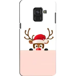 Чохол Санта Клаус для Samsung A8, A8 2018, A530F (Оленя)