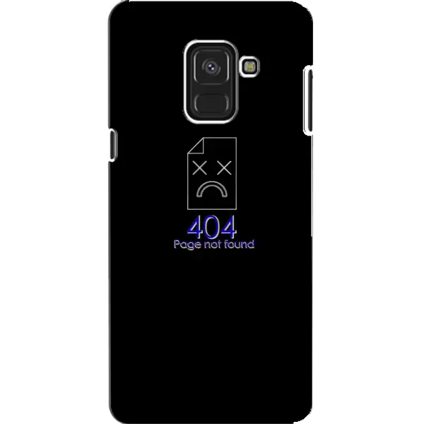 Чехол с рисунком «Ошибка 404» для Samsung Galaxy A8 2018 (A530F) Чехол с рисунком «Ошибка 404» для Samsung Galaxy A8 2018 (A530F)