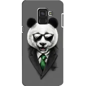 Чехлы с Пандами на Samsung A8, A8 2018, A530F (Панда в очках)