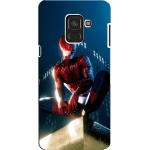 Чохол Супергерой Людина Павук на Samsung A8, A8 2018, A530F (Павук на домі)