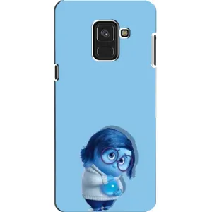 Чехол Головоломка для Samsung A8, A8 2018, A530F - (AlphaPrint) (Печаль)
