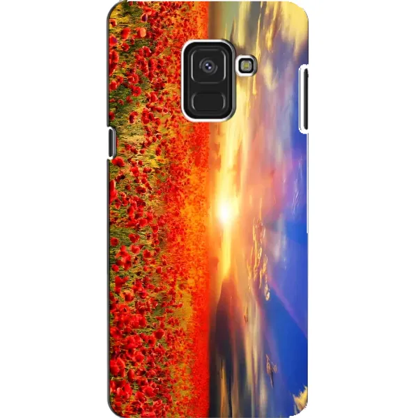 Чехол с рисунком «Поле тюльпанов» для Samsung Galaxy A8 2018 (A530F)