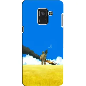 Чехлы на военную тематику для Samsung A8, A8 2018, A530F (Попадание)