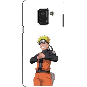 Чехлы с принтом Наруто на Samsung A8, A8 2018, A530F (Радосный Наруто)
