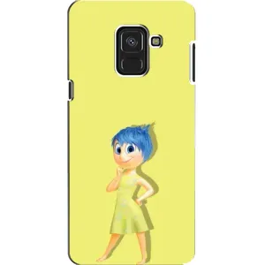 Чехол Головоломка для Samsung A8, A8 2018, A530F - (AlphaPrint) (Радость)
