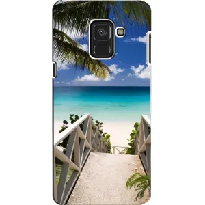 Летний Чехол на Samsung A8, A8 2018, A530F (Рай)