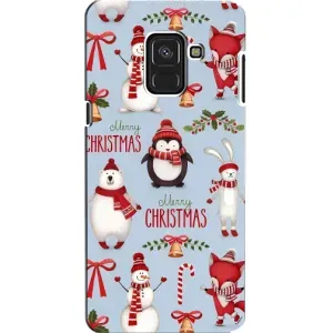 Чохол Санта Клаус для Samsung A8, A8 2018, A530F (Різдвяний)