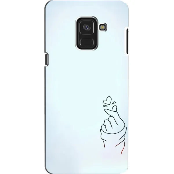 Чехол с рисунком «Сердце на голубом» для Samsung Galaxy A8 2018 (A530F)