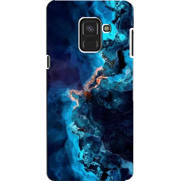 Чехол с рисунком «Синий мрамор» для Samsung Galaxy A8 2018 (A530F) Чехол с рисунком «Синий мрамор» для Samsung Galaxy A8 2018 (A530F)