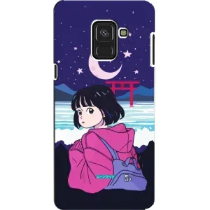 Чехол с персонажами АНИМЕ на Samsung A8, A8 2018, A530F (Синобу Миякэ)
