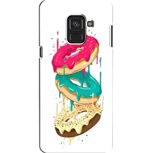 Чехол с изображением вкусной еды для Samsung A8, A8 2018, A530F (Сочные пончики)