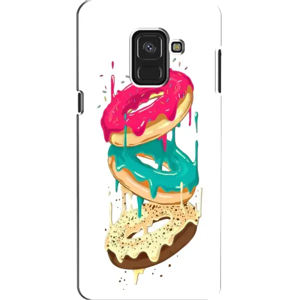 Чехол с рисунком «Сочные пончики» для Samsung Galaxy A8 2018 (A530F) Чехол с рисунком «Сочные пончики» для Samsung Galaxy A8 2018 (A530F)