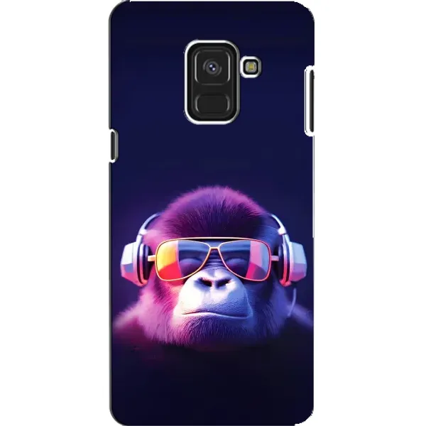 Чехол с рисунком «Стильная обезьяна» для Samsung Galaxy A8 2018 (A530F)
