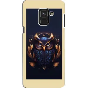 Чехлы с принтом СОВЫ для Samsung A8, A8 2018, A530F (Стильная Сова)