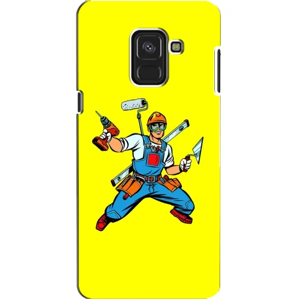 Чехол с рисунком «Строитель» для Samsung Galaxy A8 2018 (A530F) Чехол с рисунком «Строитель» для Samsung Galaxy A8 2018 (A530F)