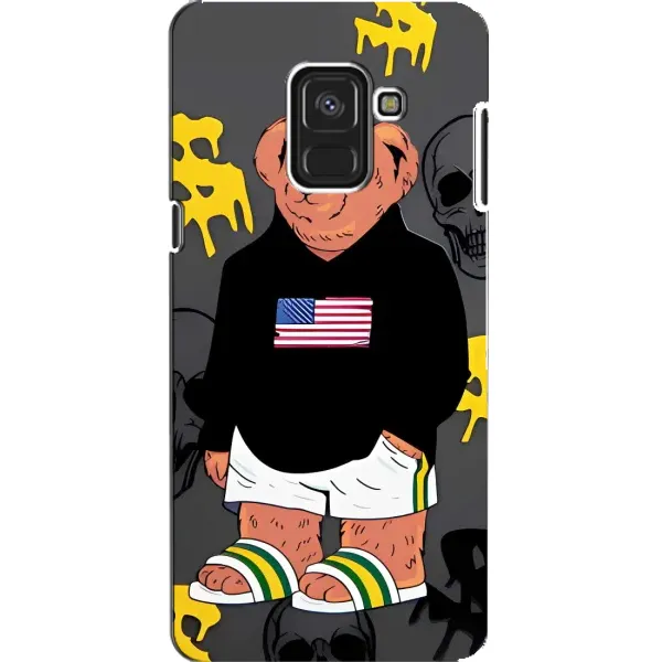 Чехол с рисунком «Teddy USA» для Samsung Galaxy A8 2018 (A530F) Чехол с рисунком «Teddy USA» для Samsung Galaxy A8 2018 (A530F)