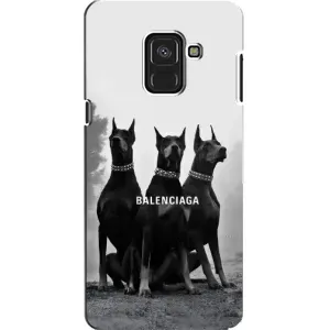 Чехол ДОБЕРМАН для Samsung A8, A8 2018, A530F (Три добермана)