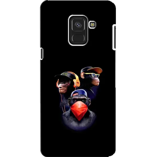 Чехол с рисунком «Три обезьяны» для Samsung Galaxy A8 2018 (A530F)