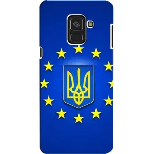 Чохол з Українською символікою на Самсунг А8 (2018) (Україна це Європа)