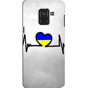 Силиконовый Чехол на Samsung A8, A8 2018, A530F (Я-Украина) (Украинская кардиограмма)