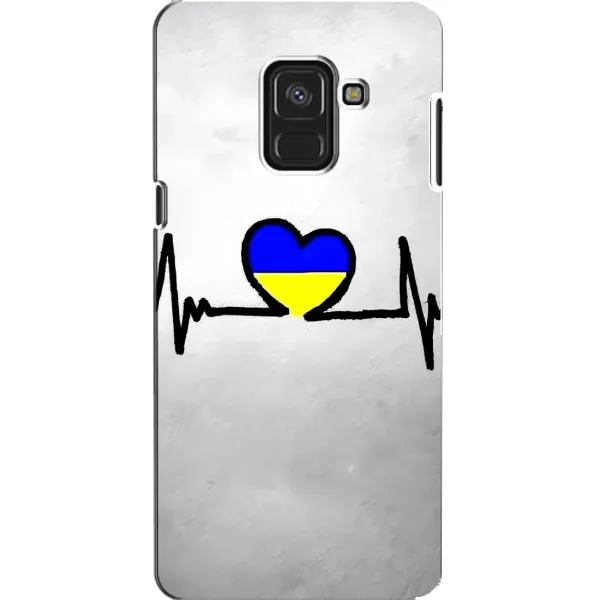 Чехол с рисунком «Украинская кардиограмма» для Samsung Galaxy A8 2018 (A530F) Чехол с рисунком «Украинская кардиограмма» для Samsung Galaxy A8 2018 (A530F)