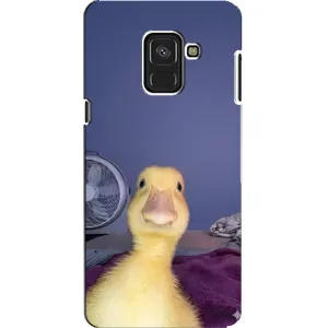 Бампер с принтом Мемы для Samsung A8, A8 2018, A530F (Утка)