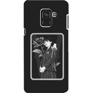 Чехлы с принтом Уэнсдей на Samsung A8, A8 2018, A530F (Венсдей картина)