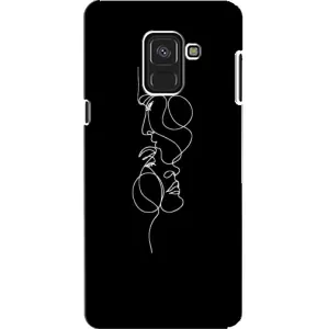 Силіконові Чохли Коханій людині для Samsung A8, A8 2018, A530F (Закохана пара)